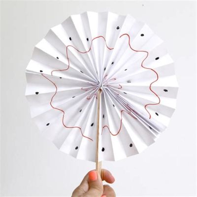 how to make a fan out of paper and why paper fans are a symbol of elegance